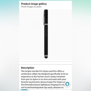 New in package. Incipio Inscribe Pro Stylus And pen STY-101.
